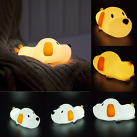 Veilleuse Rechargeable écologique en Silicone souple pour enfants, chiot et chien