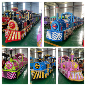 Trung Quốc Nhà Máy Nhà Cung Cấp Ngoài Trời Giá Rẻ Giá Trẻ Em Vui Chơi Giải Trí Công Viên Trò Chơi Máy Hạnh Phúc Điện Mini Trackless <span class=keywords><strong>Train</strong></span> - Product Image 2