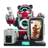 Juego de Realidad Virtual Panda Trooper para Niños, Compatible con Monedas y Billetes, con hasta 11 Juegos