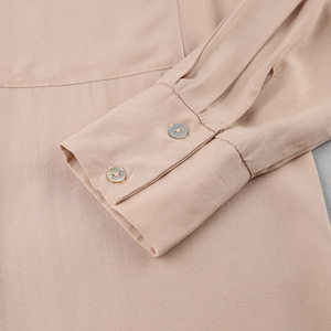 Tre Doanh bông phụ nữ lỏng lẻo Áo sơ mi + đồ lót + quần ngắn 3 mảnh Bộ Mùa Hè cao eo ngắn Bộ áo sơ mi phù hợp với Homewear - Product Image 6