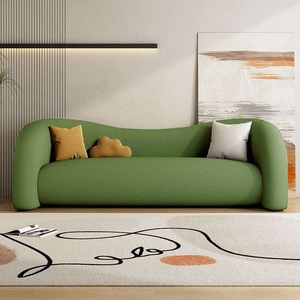 Canapé individuel design nordique, moderne et minimaliste, écologique, inclinable, luxe léger, pour salon, balcon, chaise de loisirs pour hôtel - Product Image 3
