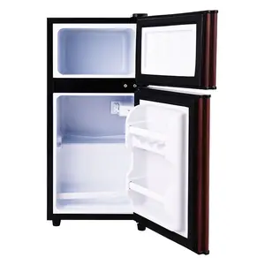 Hot bán 3.5 cu. ft Tủ lạnh 2 cửa 7 mức độ điều chỉnh nhiệt kiểm soát tủ lạnh tủ đông tủ lạnh