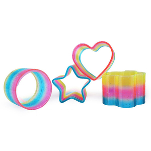 Juguete Clásico Divertido de Plástico de Gran Tamaño, Colorido, con Resorte Mágico de Arcoíris, para Niños, Regalos - Product Image 5