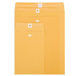 Enveloppes en papier kraft coloré 9x12 pouces avec fermeture à boucle en métal, réutilisables pour l'envoi de documents, le classement au bureau - Product Image 5