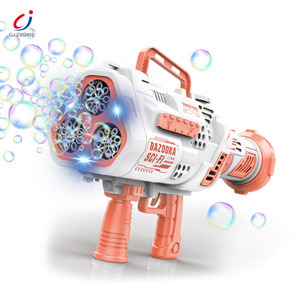 Chengji Новые поступления, супер-машина Базука с 24 отверстиями 2023, автоматическая электрическая игрушка, пузырьковый пистолет