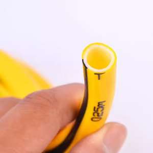 Plastique souple durable toutes saisons écologique 11.5kg/100m <span class=keywords><strong>50m</strong></span> tuyau <span class=keywords><strong>de</strong></span> lavage <span class=keywords><strong>de</strong></span> voiture noir intérieur jaune extérieur fleur tuyaux d'arrosage bobines - Product Image 5