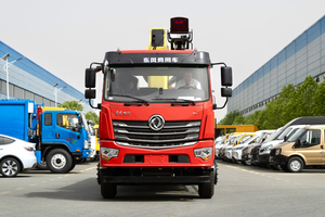Grue montée sur camion DongFeng fabriquée en Chine, grue mobile de 12 tonnes, boîte de vitesses Zoomlion pour travaux routiers, transport lourd - Product Image 3
