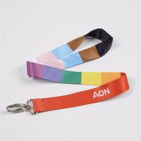 CH Wholesale Sublimation Printing Polyester Lanyards With Logo Custom Certification Keychain OEM ODM ECO Promotion Event Gifts