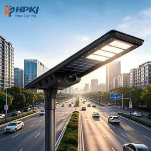 Hepu All in One Solar Street <b>Light</b> with Self Cleaning <b>System</b> 100W 150W Outdoor Solar LED <b>Light</b> - Product Image 1