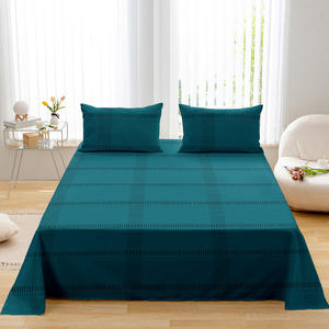 Ensemble de draps de lit d'hôtel King Size 100% polyester Moderne 3 pièces Certifié OEKO-TEX 1800TC Non toxique Personnalisable - Product Image 4