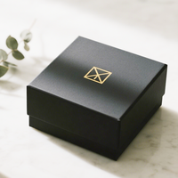 Boîte cadeau en carton rigide haut de gamme personnalisée pour bijoux, lunettes, montres avec laminage mat, gaufrage et estampage – Offre spéciale