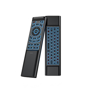 Mini <span class=keywords><strong>Control</strong></span> Remoto Air Mouse con Teclado, Retroiluminación de 7 Colores, 2.4G, Batería AAA, <span class=keywords><strong>Control</strong></span> Remoto M3 de Modo Dual, Botones de Presión Ligera - Product Image 1