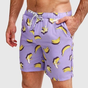 Shorts de bain pour hommes à séchage rapide, anti-plis, respirants, avec doublure en maille, taille mi-haute, fermeture élastique, poches, décontractés - Product Image 6