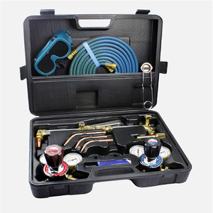 Kit de chalumeau de soudage Cfweld, acétylène, oxygène, plaqué cuivre, ensemble d'outils de soudage et de découpe portables, style américain - Product Image 3