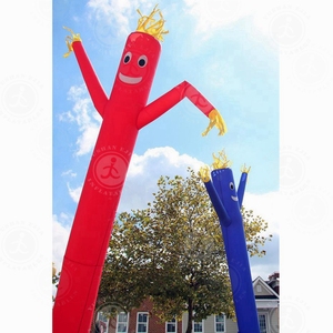 Danseurs de ciel gonflables personnalisés de différentes couleurs gonflable vague homme souriant danseur publicité Tube Guy Air danseur - Product Image 1