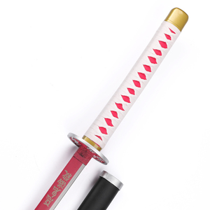 104cm Demon Slayer Katana espada Real samurái japonés <span class=keywords><strong>Kimetsu</strong></span> <span class=keywords><strong>No</strong></span> <span class=keywords><strong>Yaiba</strong></span> <span class=keywords><strong>Kanao</strong></span> Tsuyuri 1:1 Original Nichirin Blade - Product Image 3