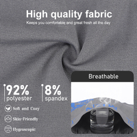 Pour UOKIN hommes Polyamide sans couture Jacquard tricoté Boxer slips mi-hauteur confortable Anti-rides haute élasticité respirant