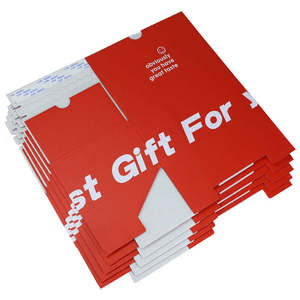 Custom Corrugated Self-Assembling Tuck-Top Mailer <b>Box</b> Zipper-Style Auto-Bottom Matt Lamination Four-Color Hot Stamping UV Finish - Product Image 5
