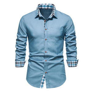 Nuove camicie da uomo a maniche lunghe con risvolto sottile con bottone autunnale top 2025 moda 3D con stampa sabbie mobili bluse da ballo nobile S-3XL - Product Image 6