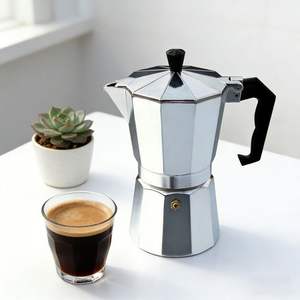 <span class=keywords><strong>Cafetera</strong></span> Espresso de Diseño Único, <span class=keywords><strong>Cafetera</strong></span> <span class=keywords><strong>Italiana</strong></span> Clásica para el Hogar y Camping con Anillos de <span class=keywords><strong>Goma</strong></span> - Product Image 6