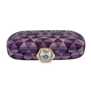 Bolso de Noche Brillante con Cristales para Mujer, Cartera de Mano con Asa Superior y Pedrería, Bolso Triangular de Moda para Salir de Noche o a Discoteca - Product Image 5