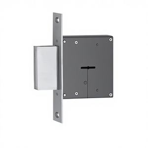 Serrure à mortaise DOUBLE MAP LOCK Modèle 240443 4 tours Laiton satiné Face avant 3 clés 310065 - Product Image 1