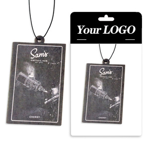Logo personnalisé odeur de voiture parfum d'air coloré sublimation papier suspendu désodorisant pour voiture vente en gros - Product Image 5