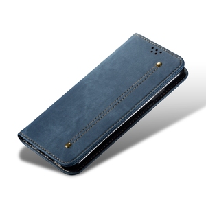 Protector de teléfono para OPPO Find <span class=keywords><strong>X2</strong></span> <span class=keywords><strong>Pro</strong></span>, textura vaquera, estilo Casual, Funda de cuero con tapa Horizontal - Product Image 6
