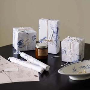 Papel de Seda para Envolver con Impresión Personalizada y Logotipo para Ropa/Flores/Regalos - Product Image 4