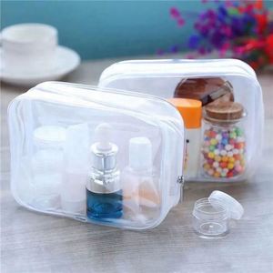 Custom Promotional Gift Transparent PVC Waterproof <b>Toiletry</b> Travel <b>Storage</b> Cosmetic Makeup Bag Pouch With Zip - Product Image 1