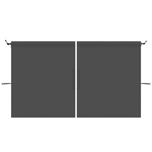 Car Rear <b>Partition</b> Curtain Blackout Fabric Double Opening Sunshade Privacy <b>Screen</b> For Universal Vehicle Use - Product Image 3