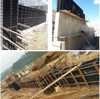Système de coffrage en plastique moderne et léger en panneaux de plaques murales et colonnes en PP FRP pour la construction de maisons en béton