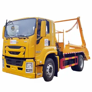 जापान ISUZU 5t 15t 4x2 6x4 स्विंग आर्म कचरा ट्रक 10m3 15m3 कचरा ट्रक बिक्री के लिए