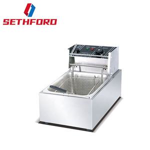 Freidora eléctrica de <span class=keywords><strong>6</strong></span> + 6L con cestas, doble tanque comercial, venta directa de fábrica - Product Image 3