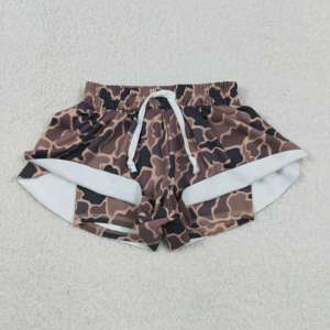 SS0767 Rts Hot Sale Boutique Wholesale Brown Camo Print Yoga Overalls <b>for</b> Adult <b>Women</b> ODM Yoga Pants & Trousers - Product Image 4