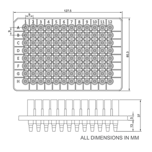 Jupe basse de haute qualité empeigne, produit chaud de haute qualité 600ul, sans dvdvfree, plaque de filtration 96 bien, avec filtre pour mercedes 192 - Product Image 6
