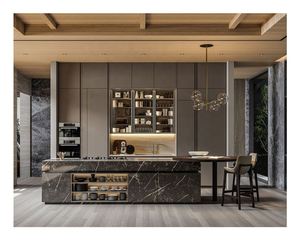 Điện Kéo ra Món Ăn Giá Cảm Ứng Thông Minh Cảm Biến Tempered Glass Gola Hồ Sơ Nhà Bếp Tự Chọn Tủ Xử Lý Sang Trọng - Product Image 1