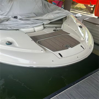 Tapis de pont en mousse EVA imitation teck pour plateforme de bain et cockpit de bateau Sea Ray 270 Sundeck 2005, style SeaDek MarineMat, auto-adhésif