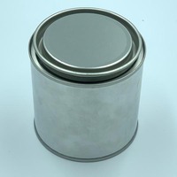 Boîtes de peinture vides en fer blanc rondes 100ml 250ml 500ml 1 litre Pint Quart Aérosol Usage chimique