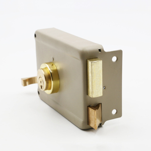 Serrures de sécurité extérieures anti-effraction pour portes d'entrée et portails de jardin avec poignées et boutons de porte, cylindre de sécurité en laiton avec clé - Product Image 5