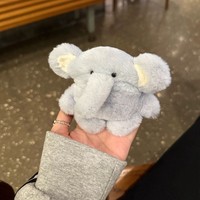 Nouveaux designs d'hiver, pelucheux, mignons, colorés, cadeaux pour filles, étuis de protection pour écouteurs