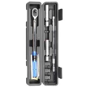 Jeu de clés dynamométriques pour bougies d'allumage en acier au chrome-vanadium, 4 pièces, 1/2 pouce hexagonal, outil de réparation automobile, étui - Product Image 2