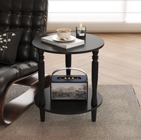 Meuble d'appoint à double niveau, pour salon domestique, petite unité, canapé, table basse