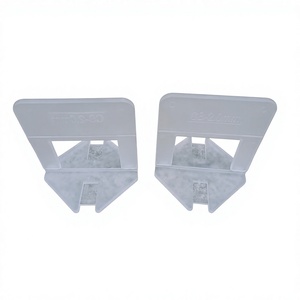 <b>Tile</b> <b>Leveling</b> Clips CB-2.0mm Transparent Plastic Self-Adhesive Minimalist Design for <b>Tile</b> Installation - Product Image 1