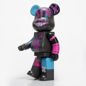Beabrik <span class=keywords><strong>JINX</strong></span> Oso Violento 400% Original, Figura de PVC de 28CM, Juguete de Dibujos Animados Súper Lindo, Regalo de Moda, Muñeco Versión Q, Embalaje en Caja ODM - Product Image 5
