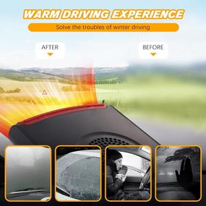 سخان سيارة محمول ، مدفأة سيارة جديدة 2 في 1 ، مدفأة إزالة الجليد ، مروحة تبريد وتدفئة سريعة ، 12 فولت ، وات - Product Image 4