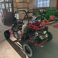 Go Kart de Alto Rendimiento con Motor de Gasolina de 212cc y Neumáticos de 10 Pulgadas, con Motor Potente y Configuración Mejorada para Diversión de Carreras para 2 Personas