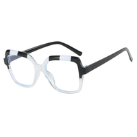 Nouvelles lunettes colorées anti-lumière bleue PC à la mode à bas prix Logo personnalisé