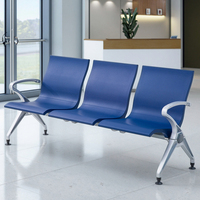 Fauteuils d'attente modernes en cuir PU avec accoudoirs pour cliniques, hôpitaux, réceptions, conférences, invités et espaces publics – Personnalisables