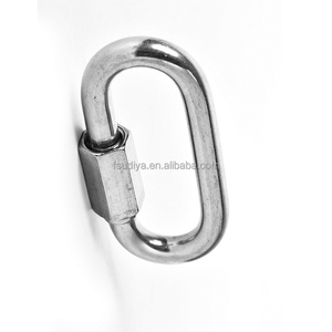 Mosquetón de Seguridad Ovalado de Acero Inoxidable Altamente Pulido con Cierre Rápido para Aplicaciones de Minería, Venta al Por Mayor - Product Image 2